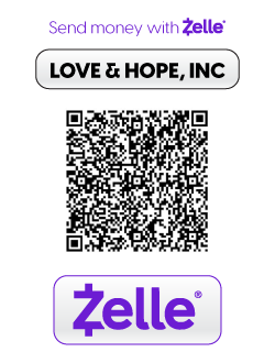 Send Money to Love & Hope, INC using Zelle